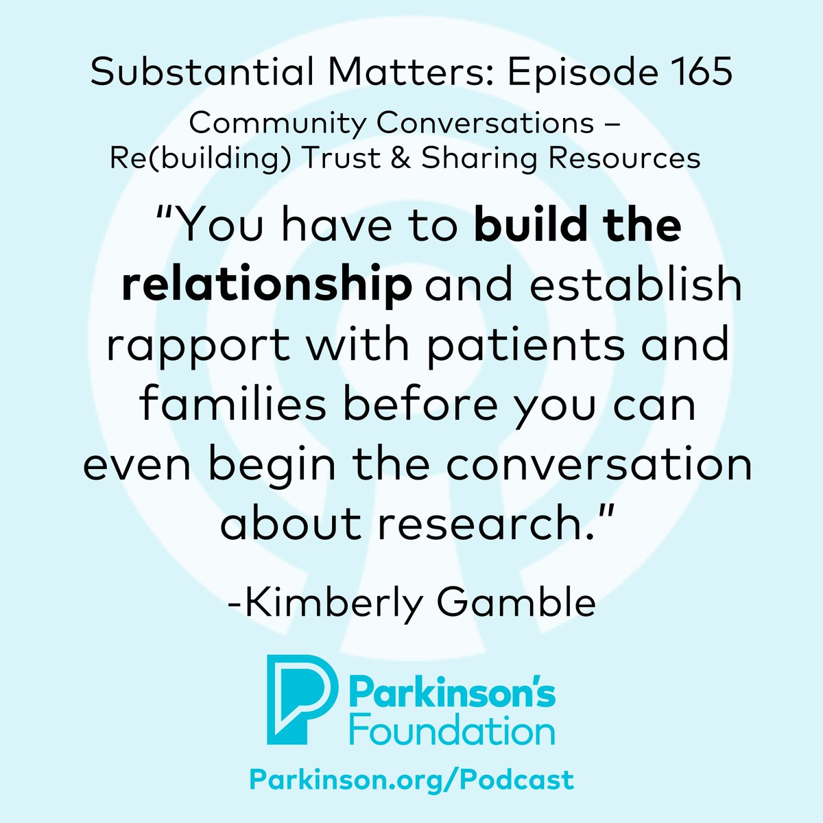 Check out our latest podcast episode with Kimberly Gamble and Lance Wilson, who discuss examples of outreach strategies they have used when engaging with the Black &amp; African American community to dispel common misconceptions about research studies. (1/2)