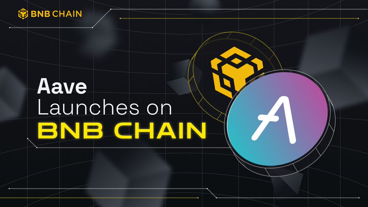 1/ Today, we're thrilled to announce that @aave, the largest DeFi money market protocol, has officially joined the BNB Chain ecosystem. Let's dive into the details and explore these exciting developments. 👇