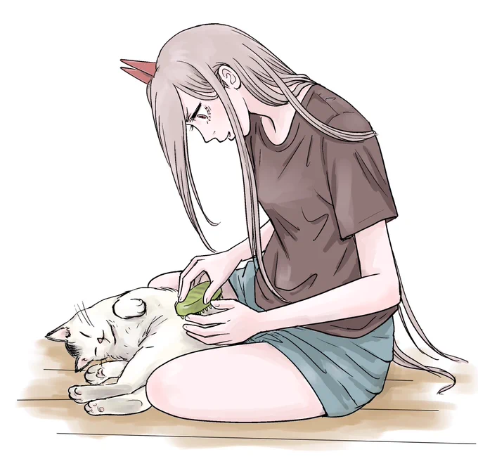 猫の日#チェンソーマン 