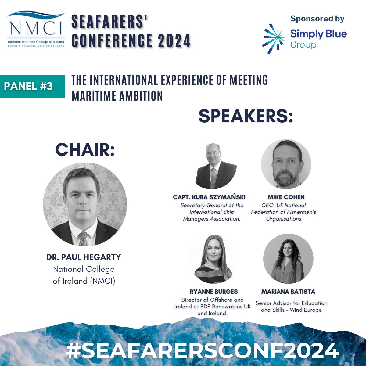 Up Next: Panel 4 discussing 'The International Experience of Meeting Maritime Ambition', chaired by Dr. Paul Hegarty of #NMCI. We look forward to panelists sharing their wealth of international experience and learnings. #SeafarersConf2024 #RealisingIrelandsMartimeAmbition