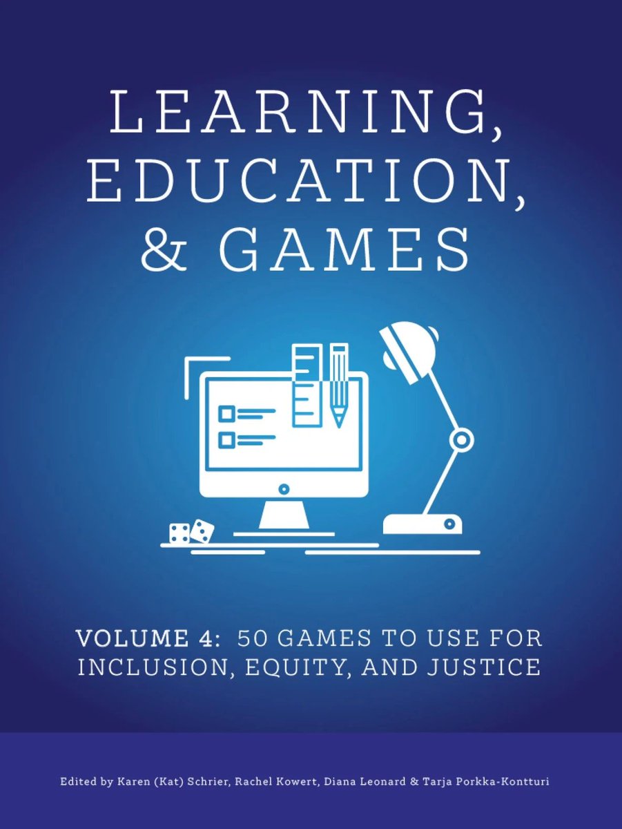Have been thoroughly enjoying this amazing 4th Volume of "Learning, Education &amp; Games"!

A fantastic resource for educators, here are 50 games to use for inclusion, equity, justice, diversity, and belongingness.

Thanks to all the contributors! ♥️🙏

👉 thevideogamelibrary.org/book/learning-…