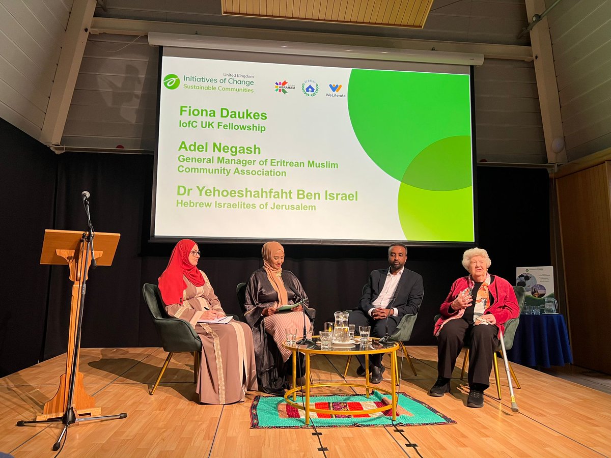 KAICIID's tweet photo. Yesterday, a Network for Dialogue microgrant event, "Harmony in a World of Crisis," was held in London. Supported by KAICIID and organised with @Weliterateorg, @ForoAbraham, the Sustainable Communities program of @iofc_uk and ICERAS, it was a great success! 🙌 https://t.co/XWK3BZ8fMZ