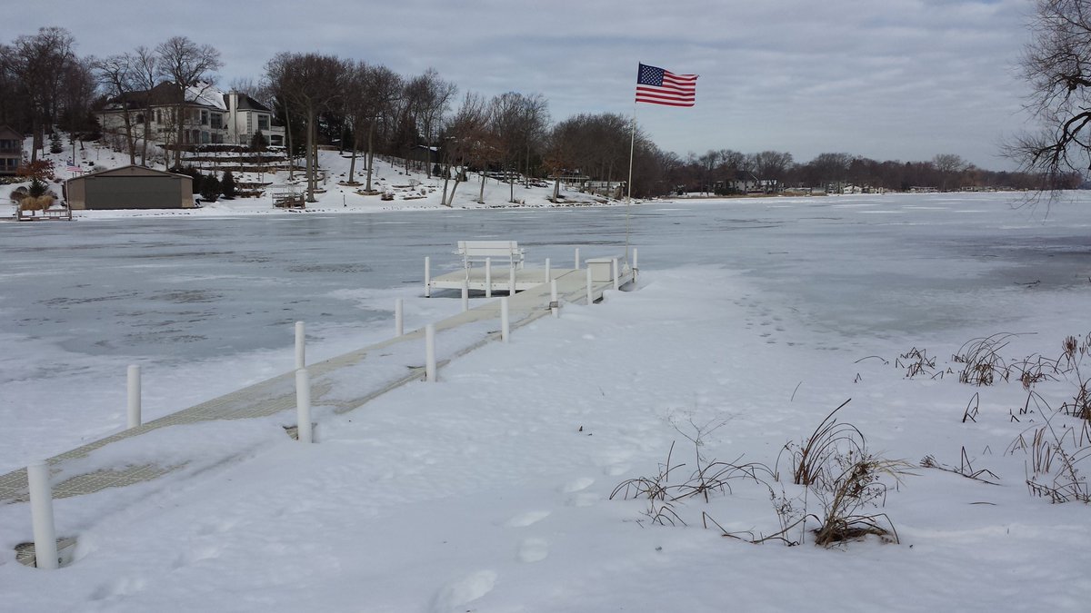 Whether or not you can over-winter with your dock will depend on your unique circumstances. On a smaller lake or protected cove where there is not ice push, you might be just fine. If you are subject to winds or ice movement, we recommend installing seasonally.  #piers #boatdocks