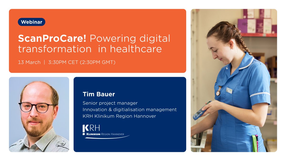 Registration for the next @GS1Healthcare webinar is now open. Taking place on 13 March at 3:30pm CET (2:30pm GMT), presenter Tim Bauer will discuss how to enhance efficiency through automation - and all with a simple scan. Learn more and register: hubs.ly/Q02lW2rX0
