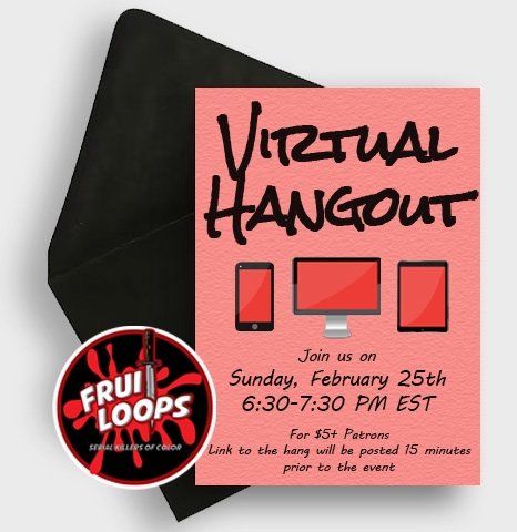 Come join us this Sunday for a virtual hangout! 02.25.24 from 6:30-7:30 EST.Let's get into it!❤️ Wendy, Beth &amp; Minnie. $5+ Patrons only. #truecrime #blackpodcasts #blackhistorymonth #fruitloopspod #truecrimepodcasts