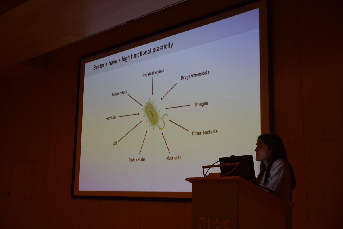 Great seminars today at @CIPFciencia first @VeroLlorens explained their research at the Systems-Biology of Host-Microbiota Interactions Lab, and the mechanisms gut bacteria use to change their gene expression. #bacterial #generegulation #microbiome