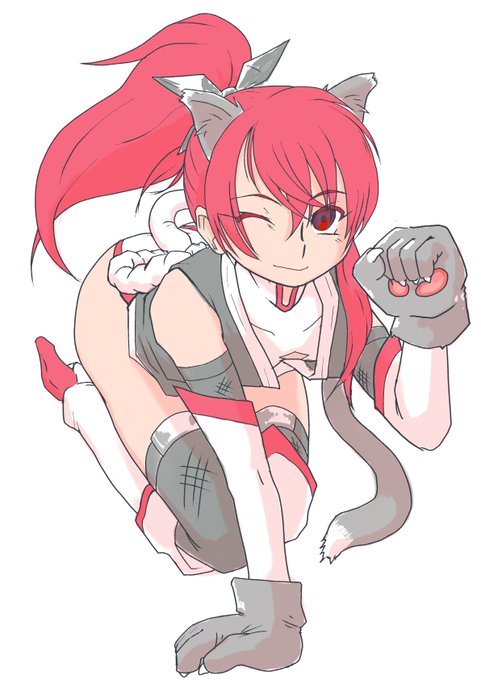 猫の日と忍者の日はクリアした気がする今日のうちの子サリア(お題では無い) 