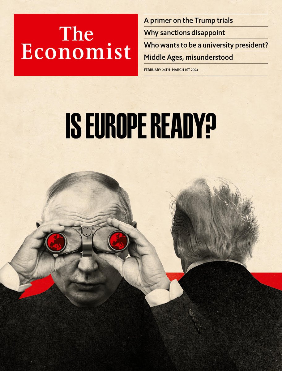 Europe is ill-equipped to defend itself. Its leaders must urgently jettison their post-Soviet complacency and act before it is too late econ.st/3wy9M5f