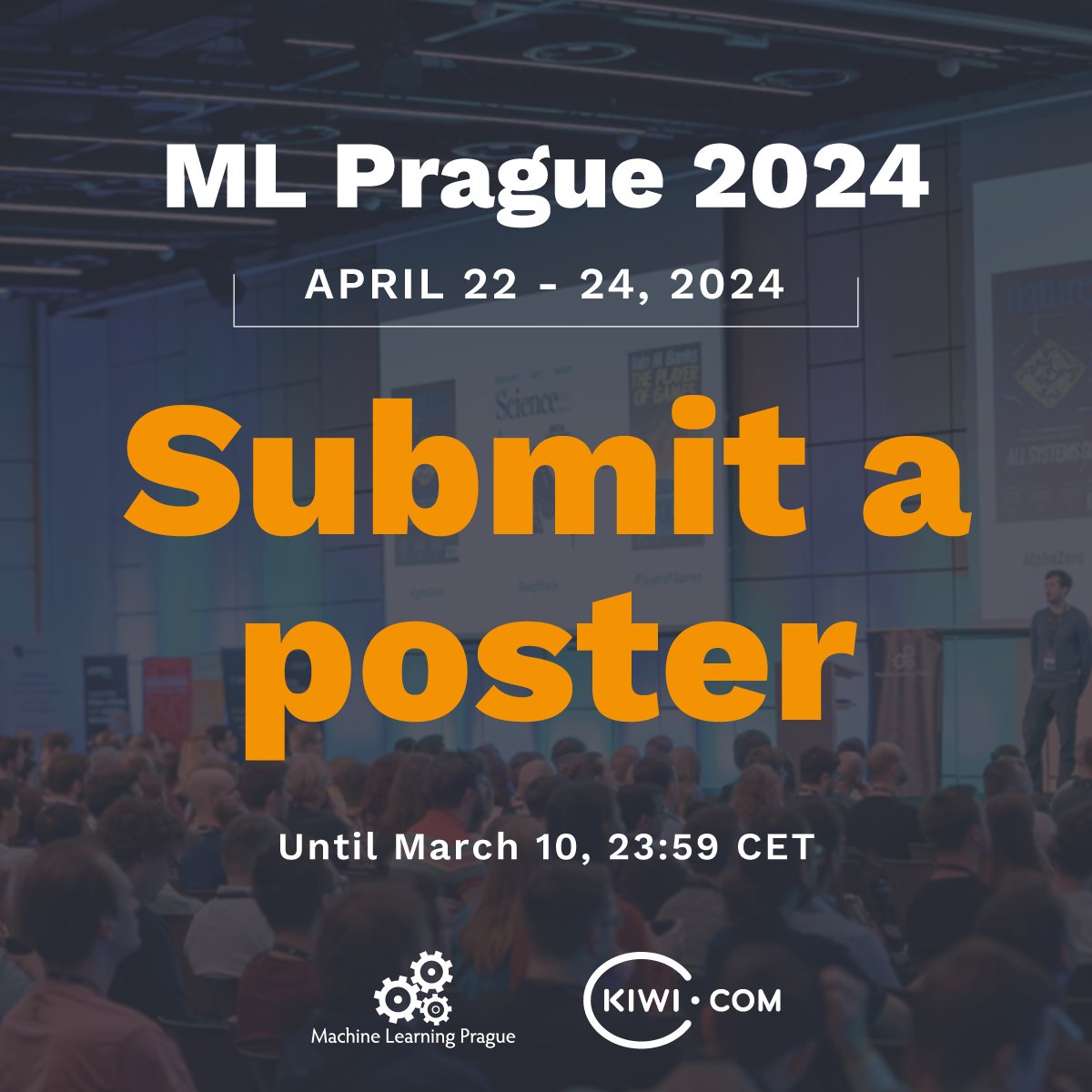 🌎🔎 We're searching for scientists, researchers, and engineers who would like to present their achievements in academic research or commercial applications of machine learning. 🫵 Is that you? 🫵 Submit a poster proposal before March 10, 2024. You can learn more about the