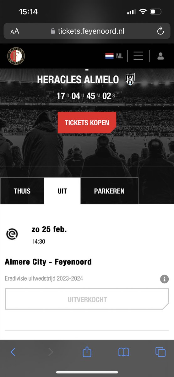 zuid1908's tweet image. Ze maken het ons ook niet makkelijk hè, nu moet je eerst op “Uit” klikken wil je echt de uitwedstrijden zien😅