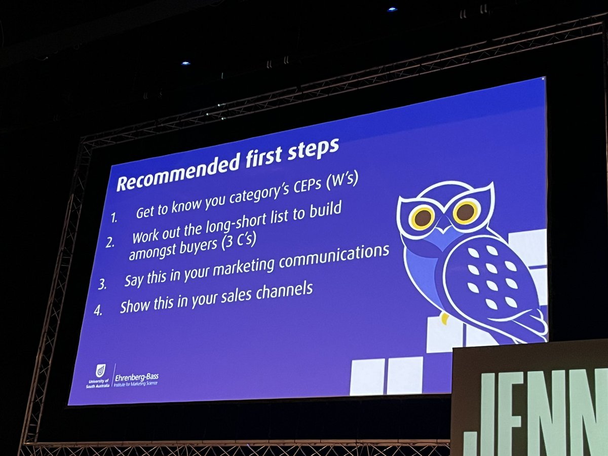 budismir's tweet photo. interesting lecture about mental availability of the brand and category entry points from Jenni Romaniuk on #mktfest. W’s framework, 3 key forces and recommended first steps (photos) https://t.co/YZTUjUrAwd