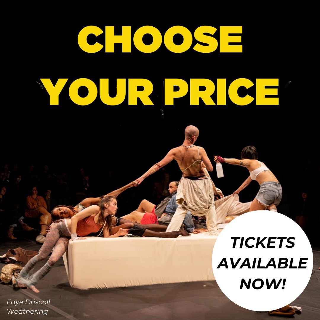 👀 A limited number of choose-your-own-price tickets for tonight's performance, Faye Driscoll: Weathering just dropped. ⁠ ⁠ Tickets start as low as $10.75.🤗⁠ ⁠ Don't miss out, click the link below to join us! We can't wait to see you! carolinaperformingarts.org/events/weather… #artsatunc