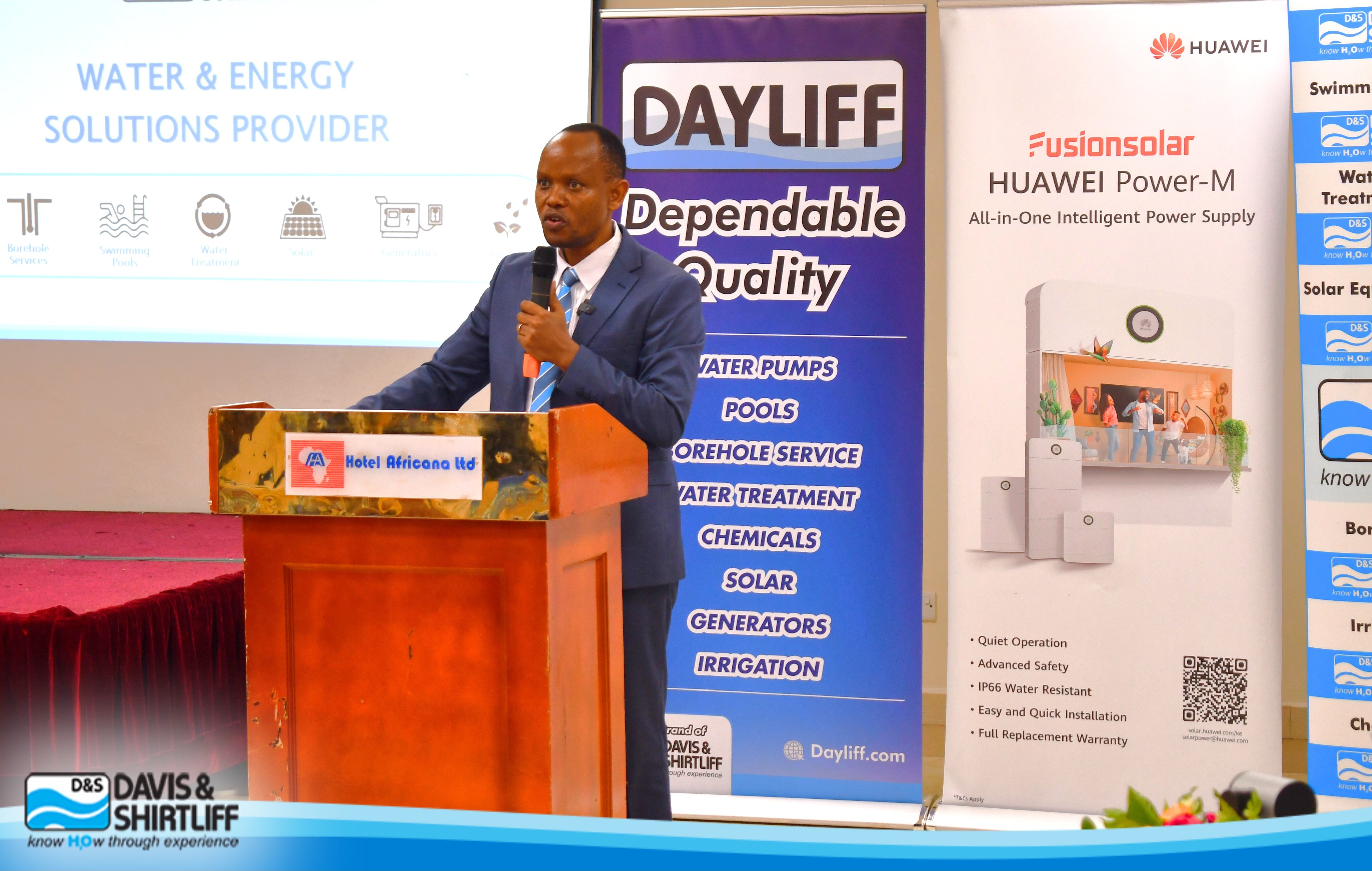 Davis & Shirtliff UG 🇺🇬 on X: "Davis and Shirtliff has partnered with  Huawei to bring State of the art Digital Power, #Renewable Energy and  #Solar solutions closer to you. A key