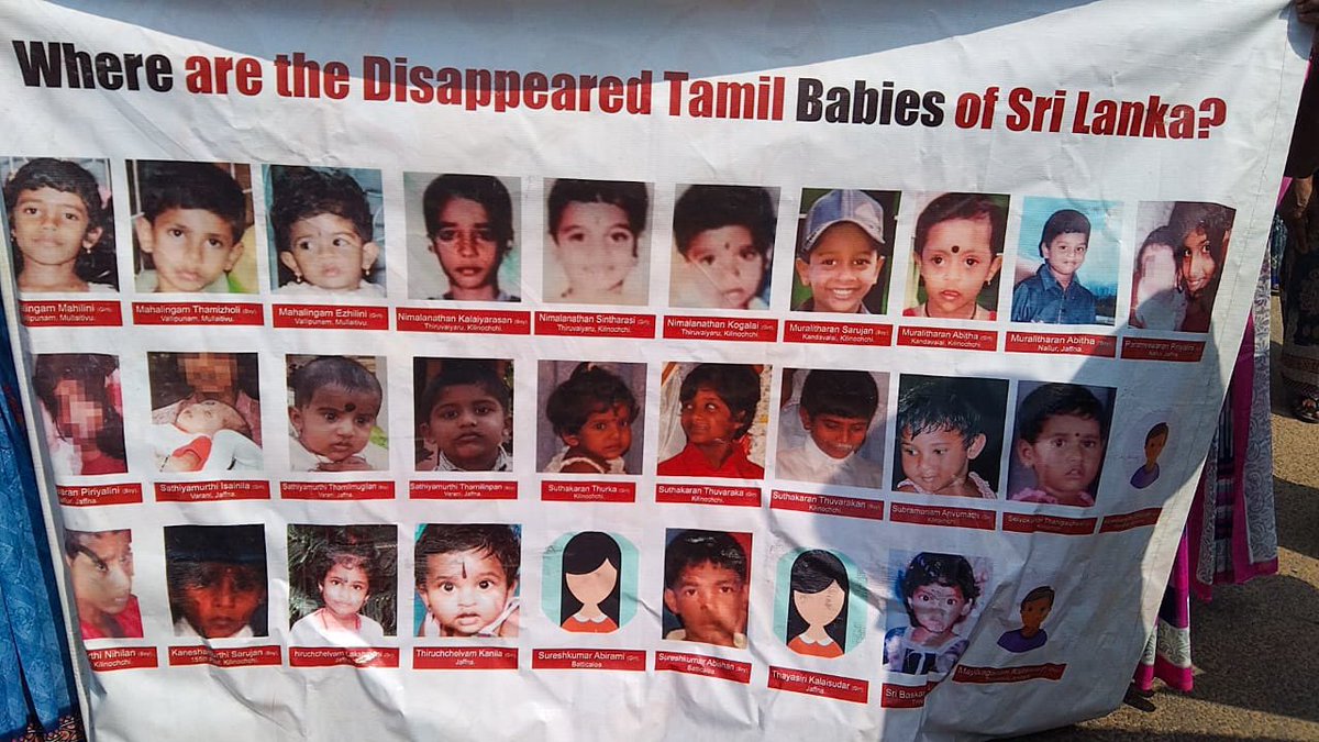 In the midst of a genocide, these Tamil children were abducted by the Sri Lankan military. Some were last seen being taken onboard army buses. Where are they? 7 years of protest. 15 years of searching. 75 years of struggle. Still no justice.