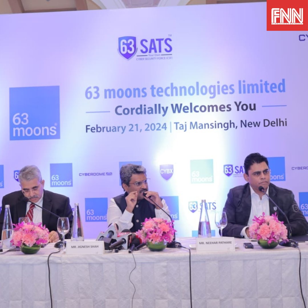 FNNNewsIndia's tweet photo. ๐ Exciting News: 63 Moons disrupts the cybersecurity landscape! ๐ Unveiling CYBXTM for mobiles, 63 SATSTM for enterprises, and CYBERDOMETM for cities, offering a new era of protection. ๐ป๐ฒ Safeguarding India's digital future. ๐ก
#63MoonsTech #CybersecurityRevolution https://t.co/xU8bNnTiHM