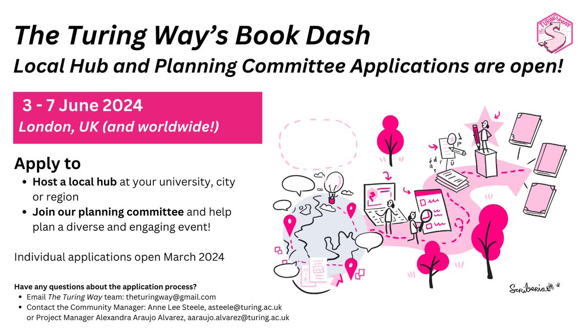 👋 Hello, World! 🌎🌍🌏 It's already time to start planning our next Book Dash! 📚💨 Applications for now open for: - Book Dash Planning Committee: forms.gle/AhCdP4oQoYV3sT… - Local Hub Hosts: forms.gle/yyYQ1RNBfbZGrW… Applications for participants will open in March, stay tuned!