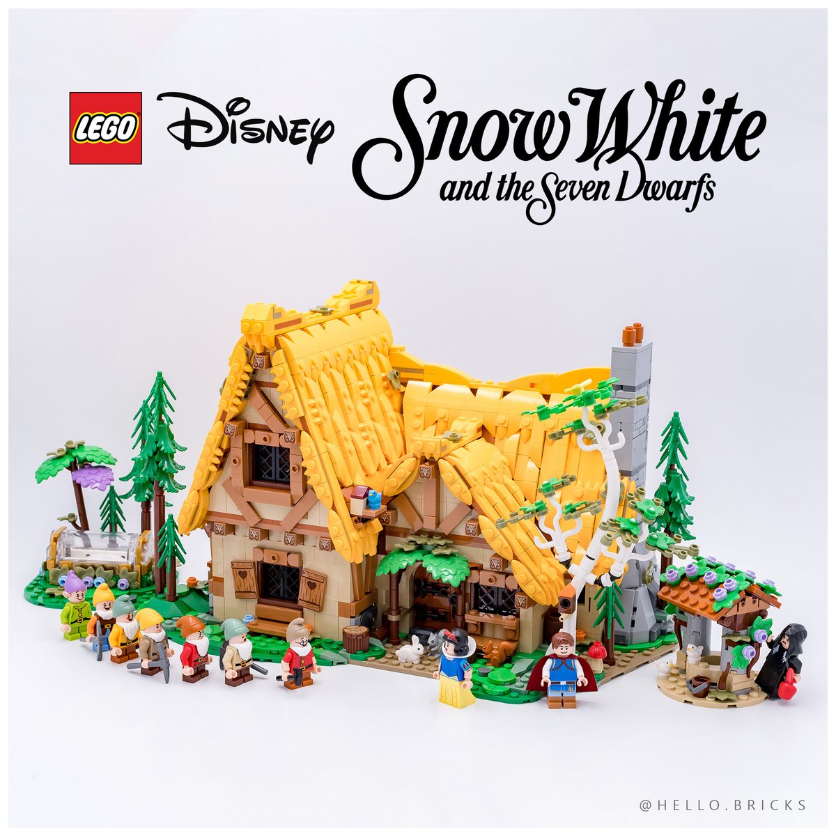 HelloBrickscom's tweet image. Review LEGO Disney 43242 Snow White and the Seven Dwarfs Cottage : mon test est en ligne sur le blog ! hellobricks.com/2024/02/review…
#LEGO #AFOL #LEGOnews #LEGO2024 #LEGOdisney #Disney #SnowWhite #BlancheNeige #lego43242 #reviews