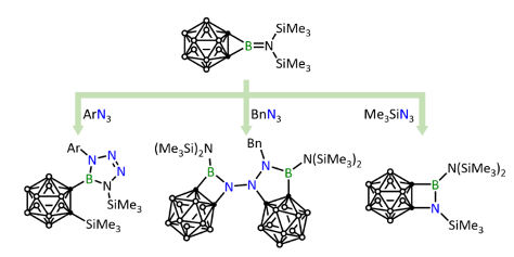 Check out our latest work with Lin lab <a href="/hkust/">HKUST</a> 
out in <a href="/ChemicalScience/">Chemical Science</a> 
Avenue to Novel o-Carboranyl Boron Compounds – Reactivity Study of o-Carborane-Fused Aminoborirane Towards Organic Azides
pubs.rsc.org/en/Content/Art…
<a href="/Uni_WUE/">Universität Würzburg #UniWürzburg</a>
<a href="/ICBWuerzburg/">ICB Würzburg</a>