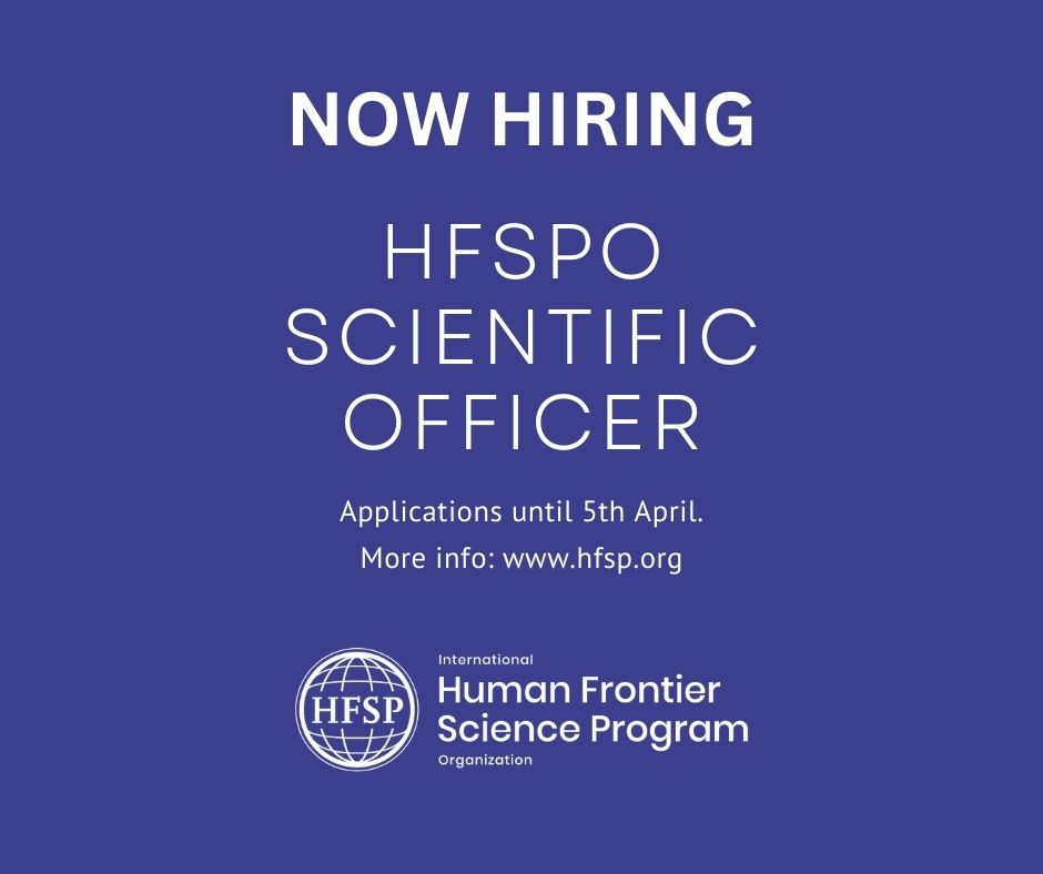 We know you love science🫶 and you know we are one of the leading international scientific institutions in #basiclifesciences🌍So, do you want to be the new HFSPO Scientific Officer?😊Apply today or share it! +info bit.ly/3uJh8CI #hiring #hfsp
