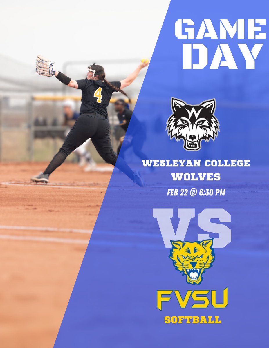 fvsu_softball's tweet photo. Our Lady Wildcats take to Macon, GA to play against the Wesleyan Wolves!

#gameday #awaygame #fvsu #fvsusoftball #siac #fvsuwildcats #elevatethegrowl #valleytuff #softball #fortvalleystateuniversity https://t.co/rLwzXI0CR4