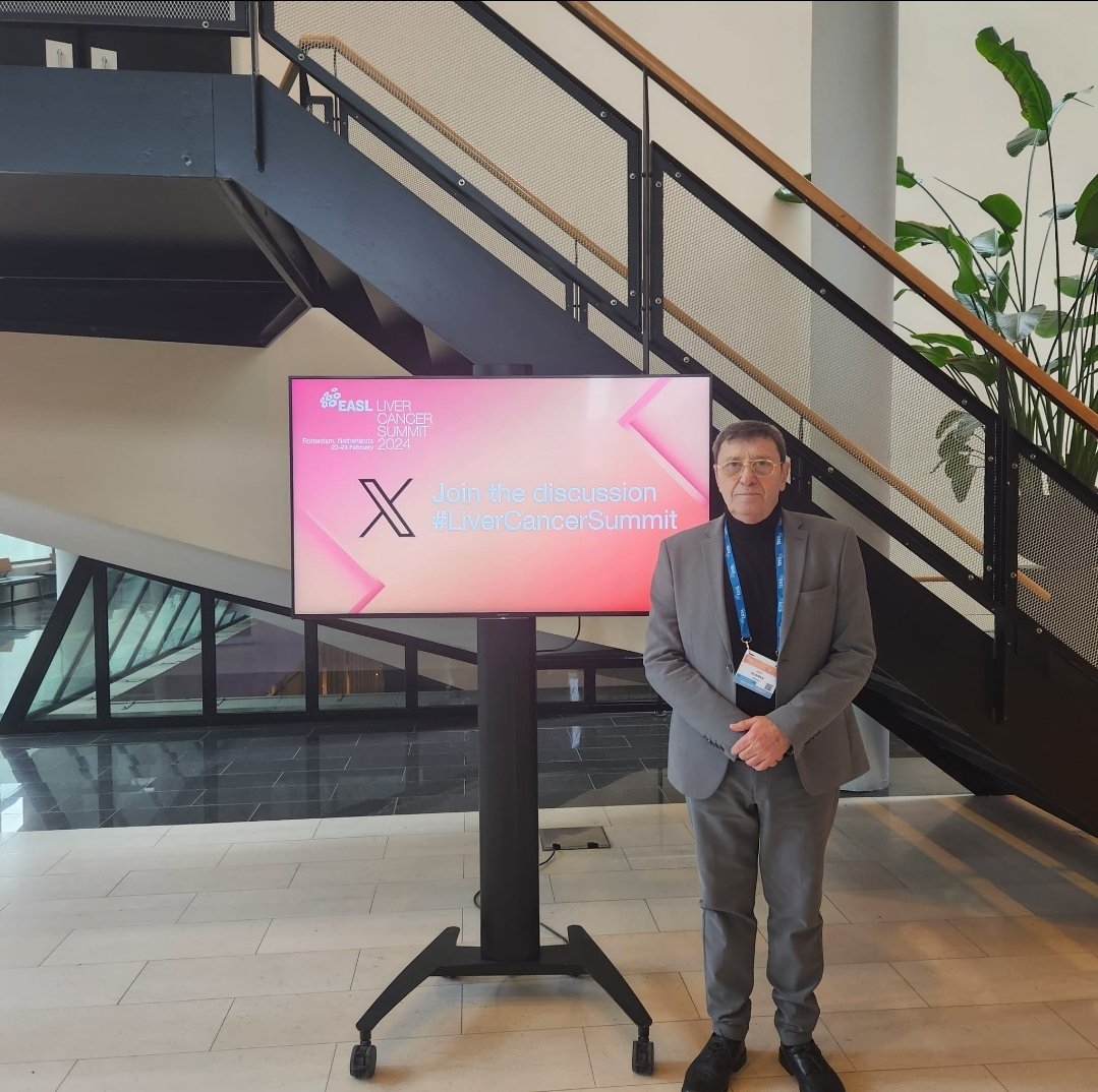 EuropeLiver's tweet photo. ELPA Vice-President Julio Burman at the EASL scientific #LiverCancerSummit 2024, where cutting-edge science meets patient perspectives. Explore the nexus of primary liver tumors, including HCC and biliary tract cancer
Cholangiocarcinoma, examining their links to viral infections, alcohol misuse, and metabolic disorders. Gain insights and tools that can shape the future of patient care and influence policy decisions. Follow for updates and be part of this fascinating journey! #LiverCancerSummit2024 #HealthcareInnovation #WorldCancerDay #WorldCCADay #EUCancerPlan @EASLnews @EASLedu @AleksanderKrag @Marko_Korenjak @MKDmilanM
