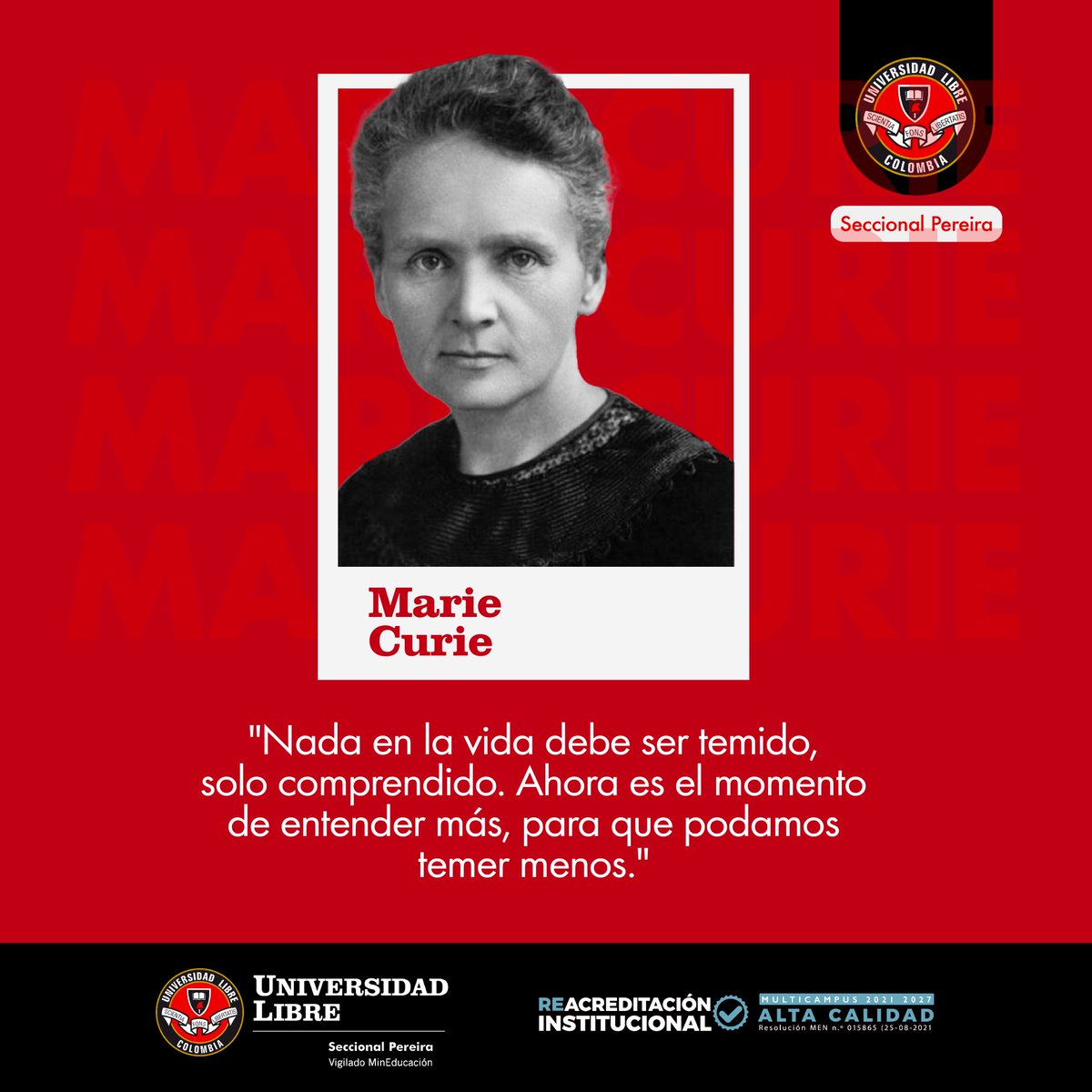 Ulibre_pereira's tweet photo. En la Universidad Libre de Pereira, buscamos comprender para eliminar temores. Cada día es una oportunidad de aprendizaje y crecimiento🧠
#SerLibreEs
#UNIVERSIDADLIBREPereira
#unilibrepereira #universidad #educaciónsuperior #profesional https://t.co/jySSEUArRj