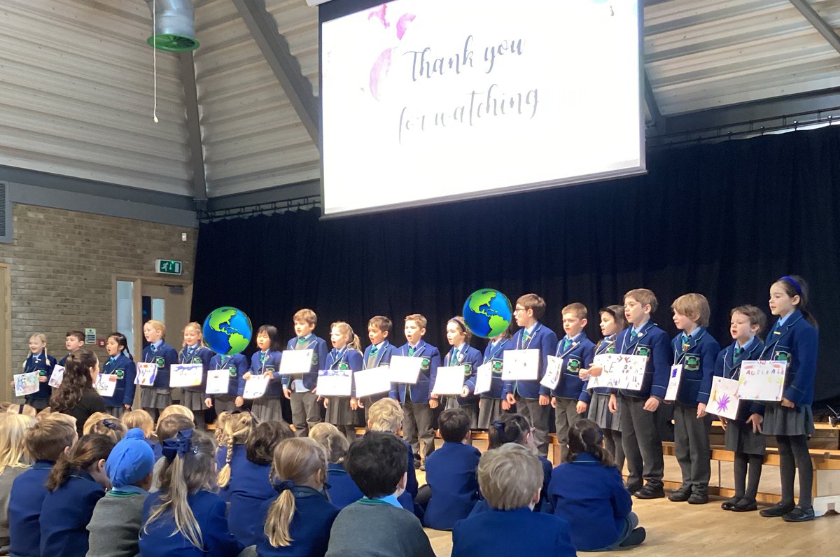 RPPS_LowerS's tweet photo. The first of the #RPPSyear2 assemblies was performed by 2R as they took their audience on a geographical journey around the world looking at the 7 continents and how to keep our world wonderful! #RPPSGeography https://t.co/mSZKnX8KEF