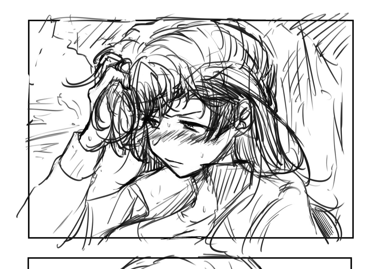 これは自分の小説の作中イメージを自分で描くエコ活動…🌿 