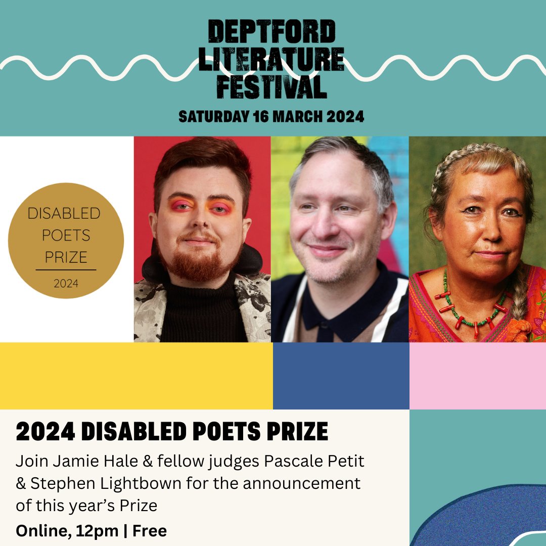 It's only a few weeks until we announce the winners of the 2024 Disabled Poets Prize! 🥂 

A massive thank you to our judges and every person who shared their work with us.

Save this link to make sure you don't miss our live announcement! 

tinyurl.com/c4en39ba