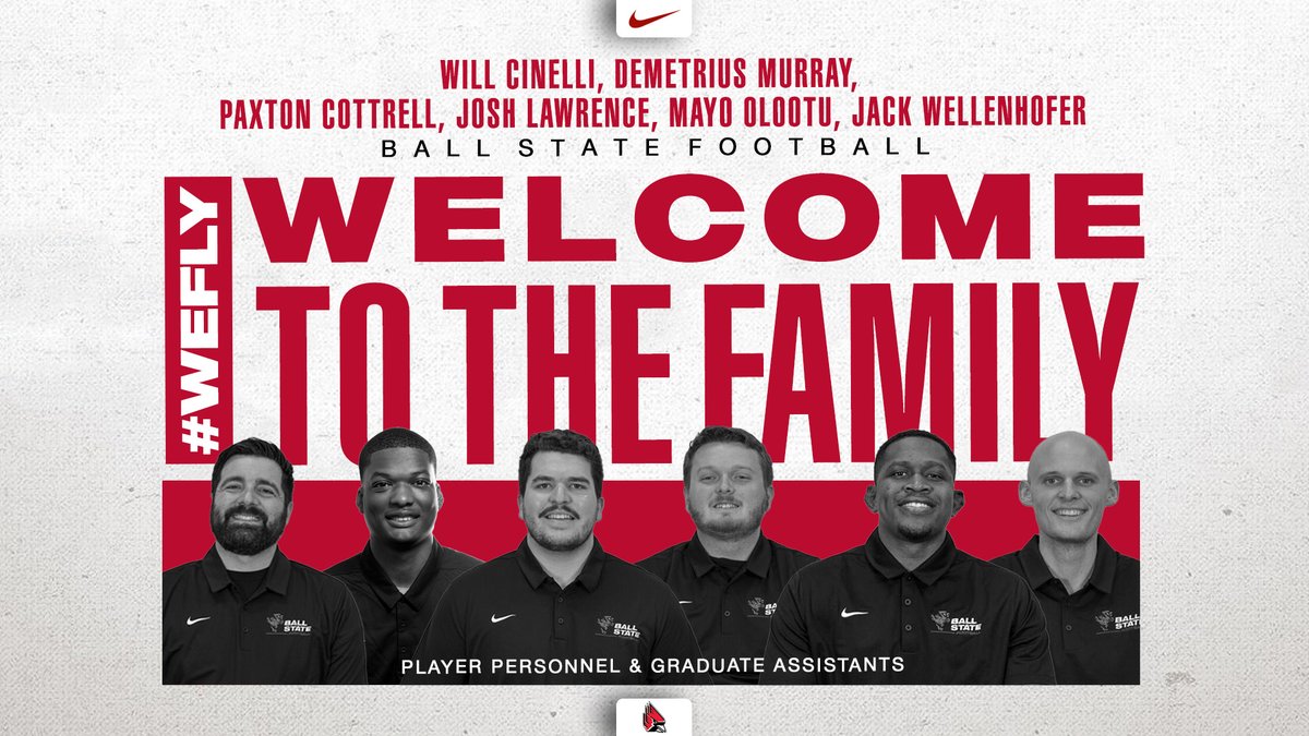 Staff is complete! Player personnel staff expands and new GA's are in place ... let's play football! 🏈 📰: bit.ly/4bLrH8K #1AAT x #WeFly