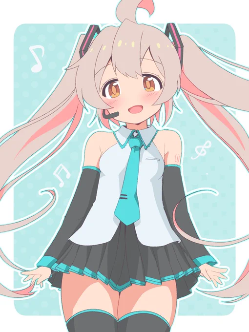 初音ミクコスお兄ちゃん#おにまい #おにまいお絵かき 