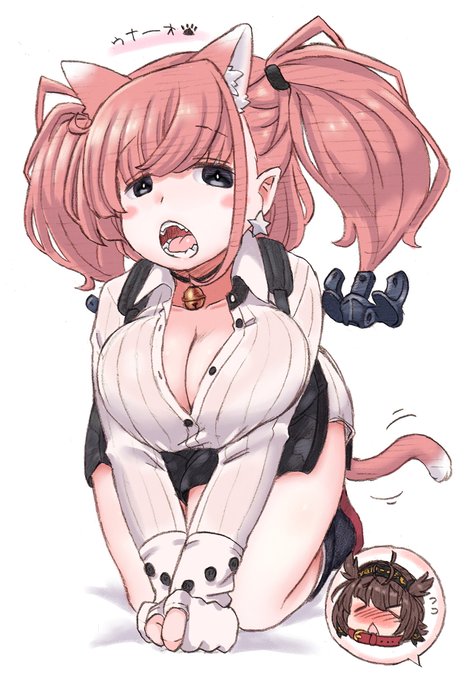 とりあえず過去絵🐱と🥷🏻も貼らせとくれや… 