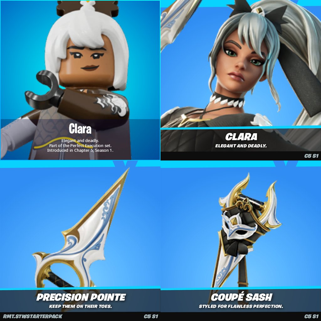 🆕️| Nueva skin "clara"

- Será el pack de inicio de la siguiente temporada
- Tendrá mochila y pico
- Vendrá con 600 pavos

🗞 | Vía @Jorge_Most_

#Fortnite #FortniteChapter5
