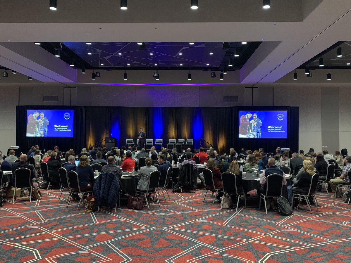 We’re starting our Indiana Work-Based Learning Conference off strong with a keynote from @PLTWorg President and CEO David Dimmett and a panel moderated by @IndianaChamber President and CEO Vanessa Green-Sinders! #indianawbl