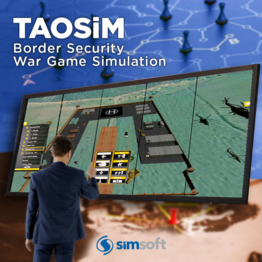 With the TAOSIM Border Security War Game Simulation, we are bringing the experience of managing, analyzing, and evaluating real operations into the virtual world!

Product Brochure: simsoft.com.tr/files/en/TAOSI…

#Simsoft #Simulation #Simulator #WarGame #MilitaryTraining #SeriousGame