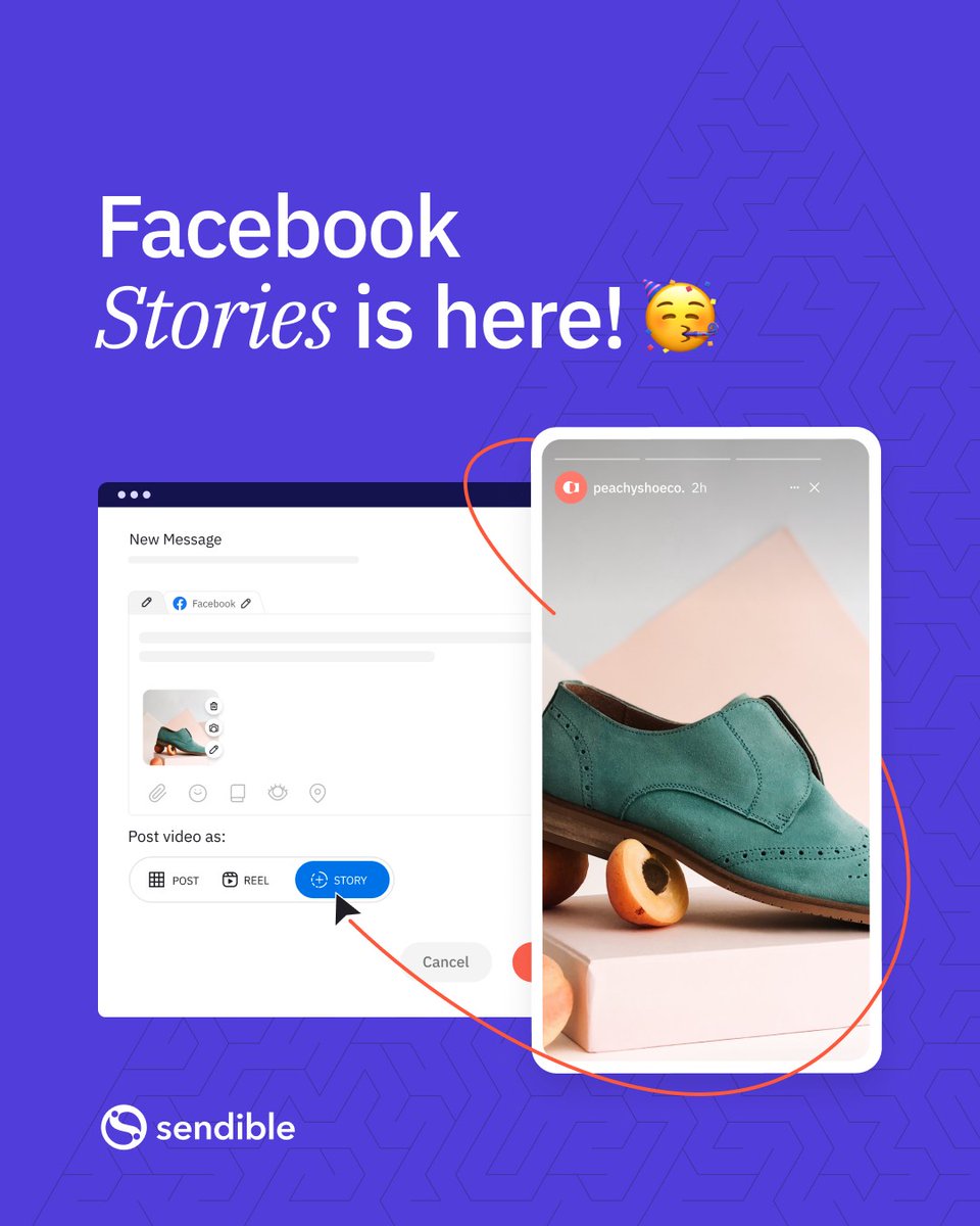 We're checking off another feature - Facebook Story scheduling ✅ Now seamlessly plan and schedule your Facebook Stories right alongside your other content using Sendible. No more frantic posting – just smooth, effortless scheduling🤳 Start scheduling - bit.ly/3T547wy