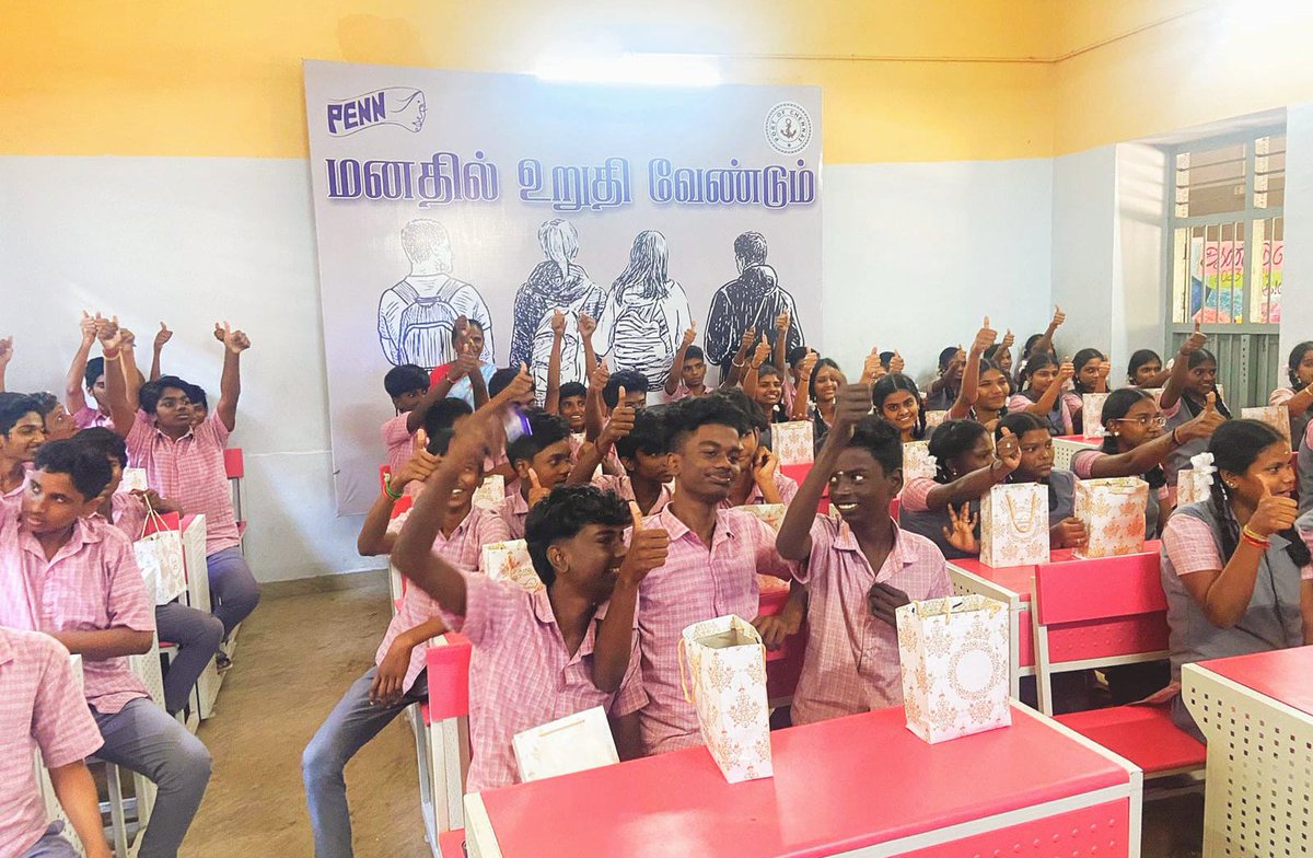 GCC organizes psychological counseling sessions for 12th standard students in partnership with NGOs at 10 schools of #TheChennaiSchool. The counseling sessions focus on boosting the confidence of over 1500 students. (1/3)