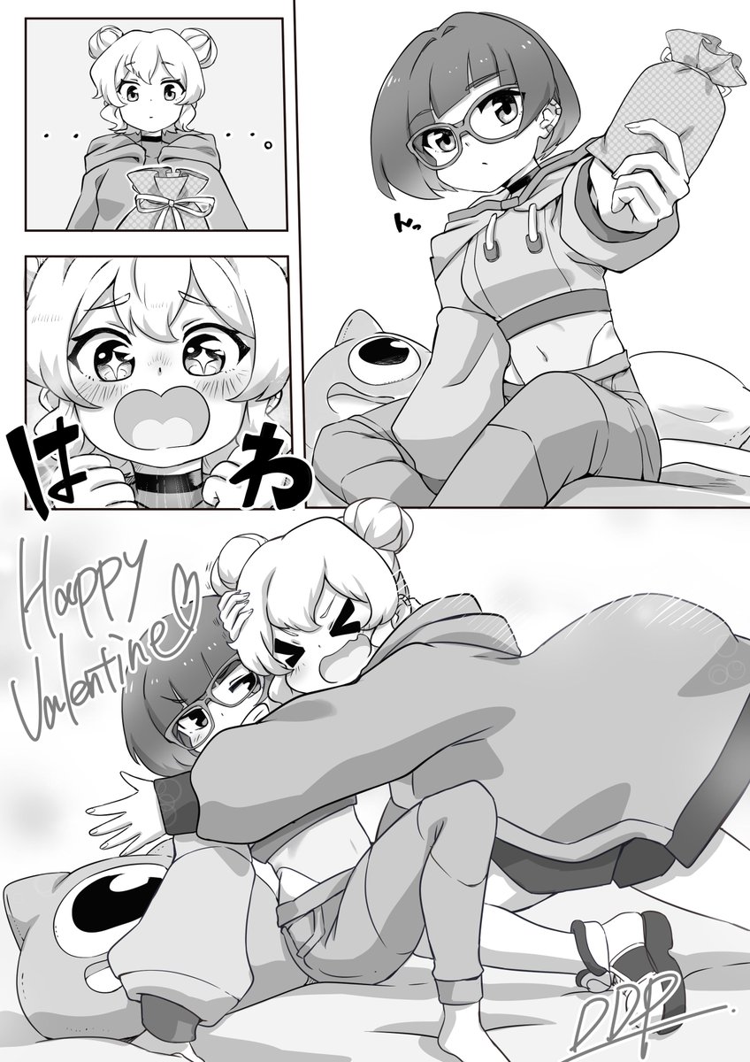 #DDP #漫画が読めるハッシュタグ 

ミライ「ほいっ、遅くなったけどバレンタイン」