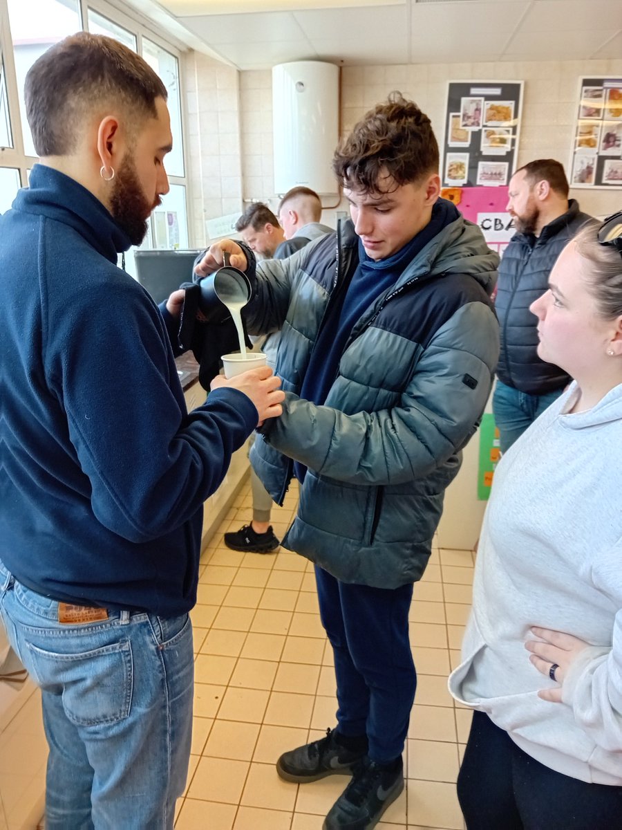 Fantastic day for our senior students attending their Barista course today with ⁦<a href="/WALK_IRL/">WALK</a>⁩ ☕️☕️☕️