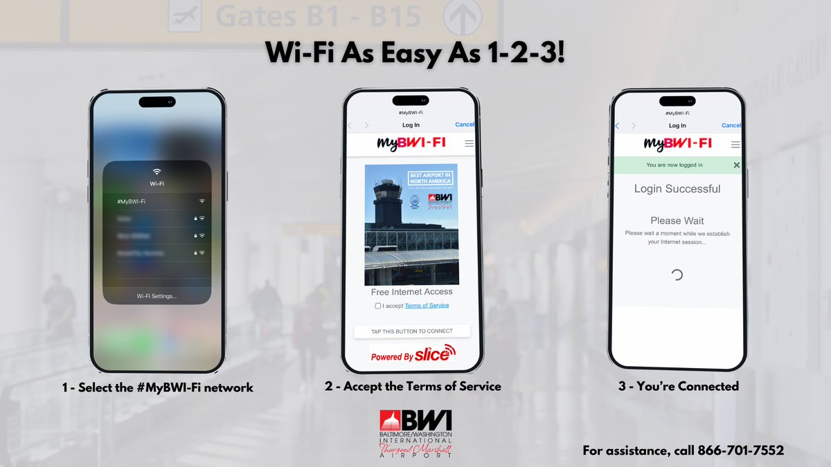 Need Wi-Fi while waiting for your flight? 

We've got you covered.

Fast and free service is just a couple screen taps or clicks away. #MDOTdelivers #outage #airports