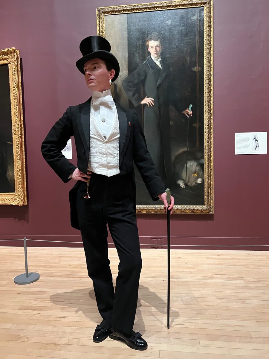 Life imitating art at <a href="/Tate/">Tate</a> and yes, that is the real cane from the painting…