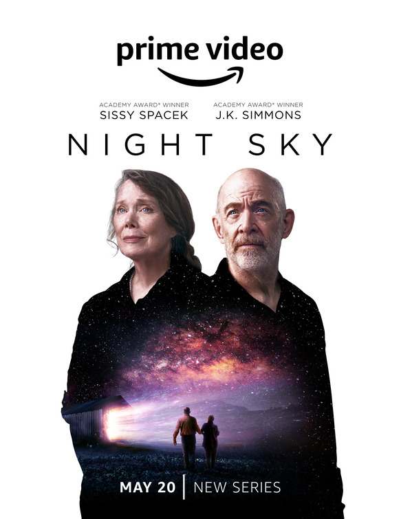 Being a #StreamingShow #NightSky has very little #PromoArt with these 3 being the only ones #Movienight could find. [1]#WalkingtotheShed [2] #HaveYouSeenTheStarsTonight? #WhatLiesWithin #SissySpacek #JKSimmons #WherearetheHeroes #TVSeriesPromo