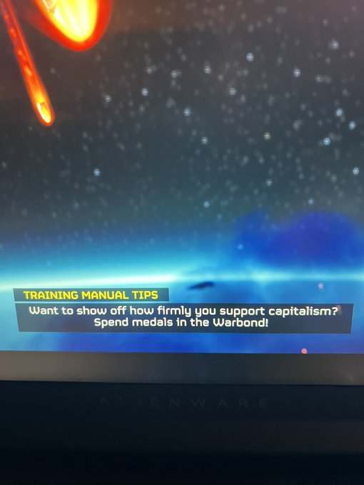 Best way to get me to spend money 🤷&zwj;♀️   With humor!  #helldivers #HELLDIVER2 https://t.co/hfHnKFtQh<a href="/tag/helldivers"class="tags"><span>#helldivers</span></a><a href="/tag/helldiver2"class="tags"><span>#helldiver2</span></a>