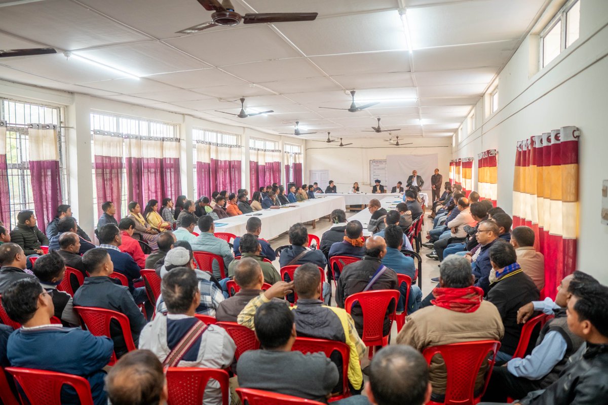 The first introductory meeting and a short training session of various Cells formed in view of the upcoming General Election to Lok Sabha, 2024, was held at the Meeting Hall of DC's Office on 06/02/2024. The meeting was chaired by Dr. @SadnekSingh, IAS, DEO.
