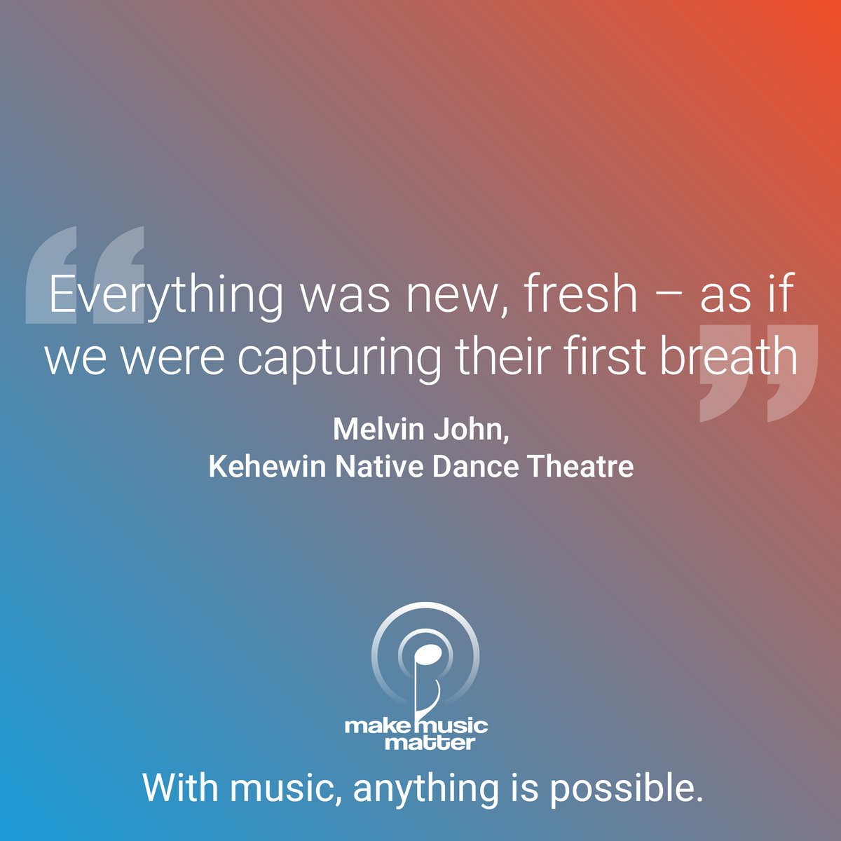 See how we're helping to break barriers to mental health care and join us in lifting voices for change: canadahelps.org/en/charities/m…

#HealinginHarmony #MakeMusicMatter #musictherapy #globalmentalhealth #withmusicanythingispossible #Indigenousmusic