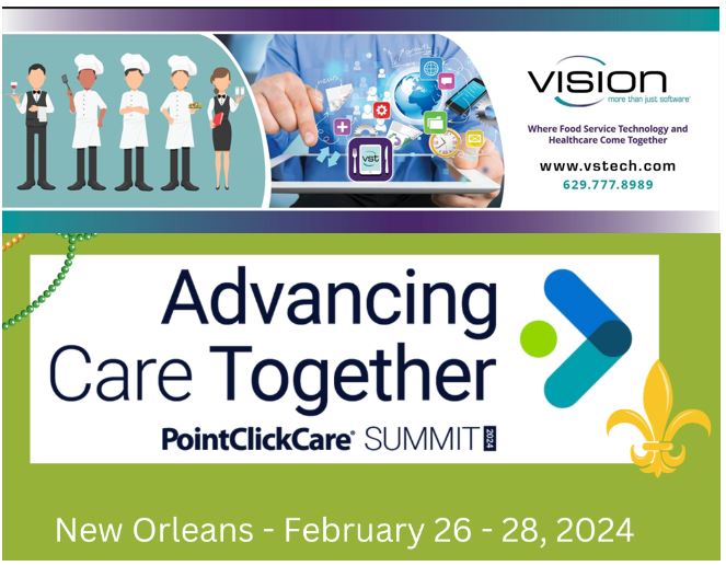 vision_software's tweet image. Please stop and say hello to Tracey @ Vision Software at the PointClickCare Summit 2024, booth # B5.3!  We can’t wait to show you our latest and greatest software!

#PCCSUMMIT24 #VisionSoftwareTechnologies vstech.com