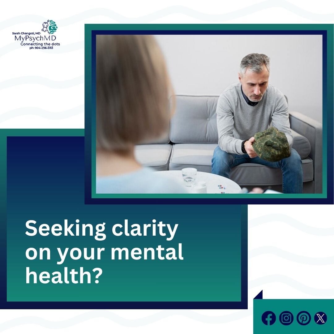 Try MyPsychMD's Initial Psychiatric Evaluation – tailored support to guide your unique journey to well-being.

Call Us Now: +1 904-296-3113
#mypsych #mentalhealth #healthandwellness #healthylifestyle #initialpsychiatricevaluation #tailoredsupport #clarity #unique #wellbeing