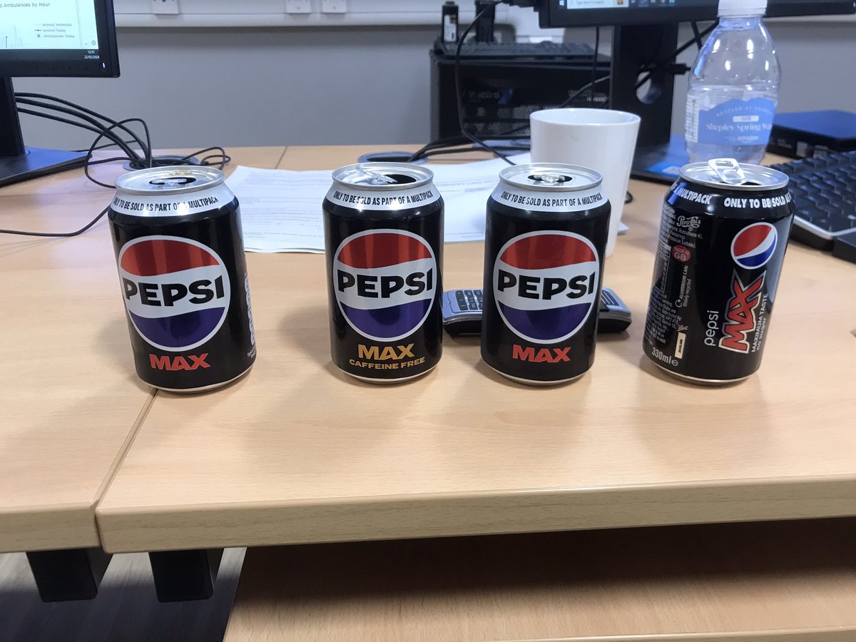 Challenging day today. We needed the sugary drinks ( other brands are available )
Thank you to all TRFT teams