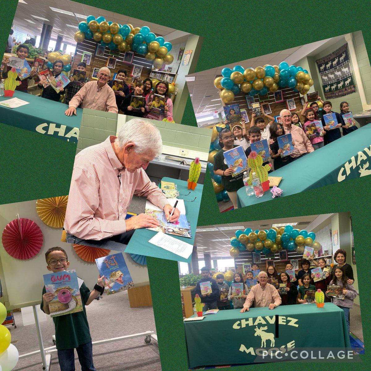 Book Joy ❤️🫎📚🫎❤️ with Joe Hayes! ⁦@EPChavez_ES⁩ #SISD_Reads