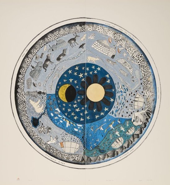 'Our land' by Inuk artist Kenojuak Ashevak #WomensArt